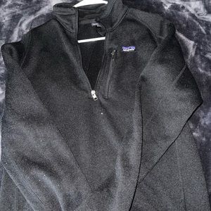 Black Patagonia Winter Quarterzip